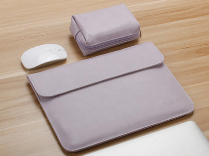 Laptop PU Leather Sleeve Bag - Three Fleas