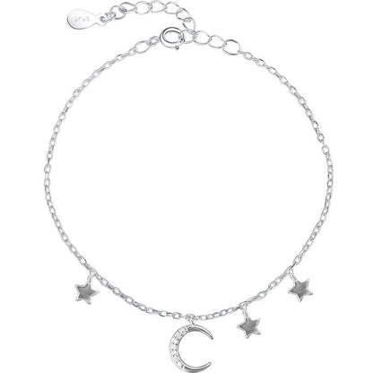 「Bracelet」Moon & Stars BraceletBracelet - Three Fleas