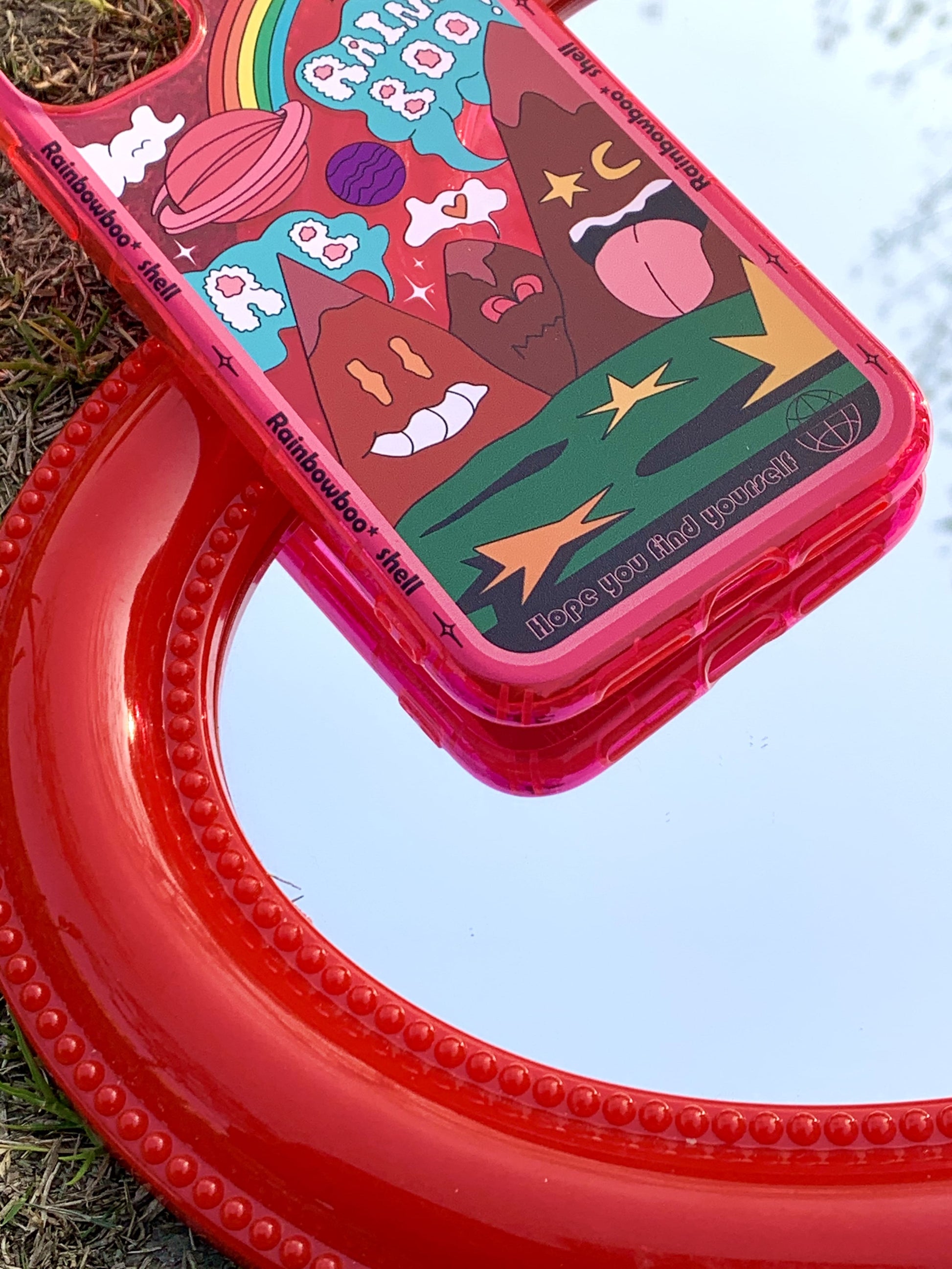 Unique Monster Couple Case-red