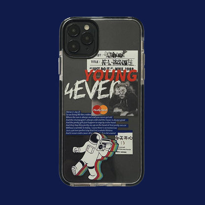 「iPhone」Stylish Astronaut Soft Casephone accessories - Three Fleas