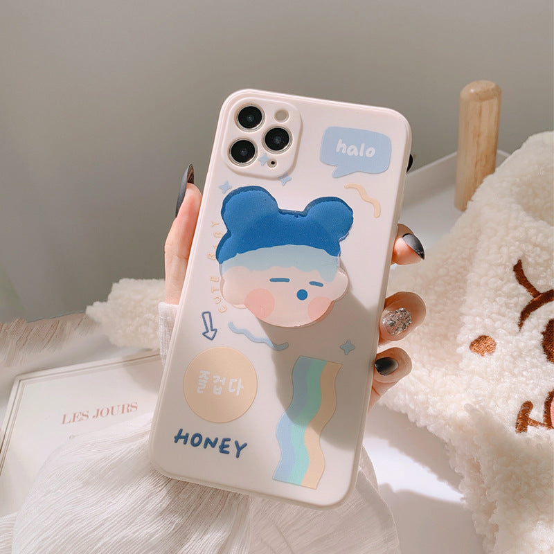 「iPhone」Boy Blue Cover with Holderphone accessories - Three Fleas