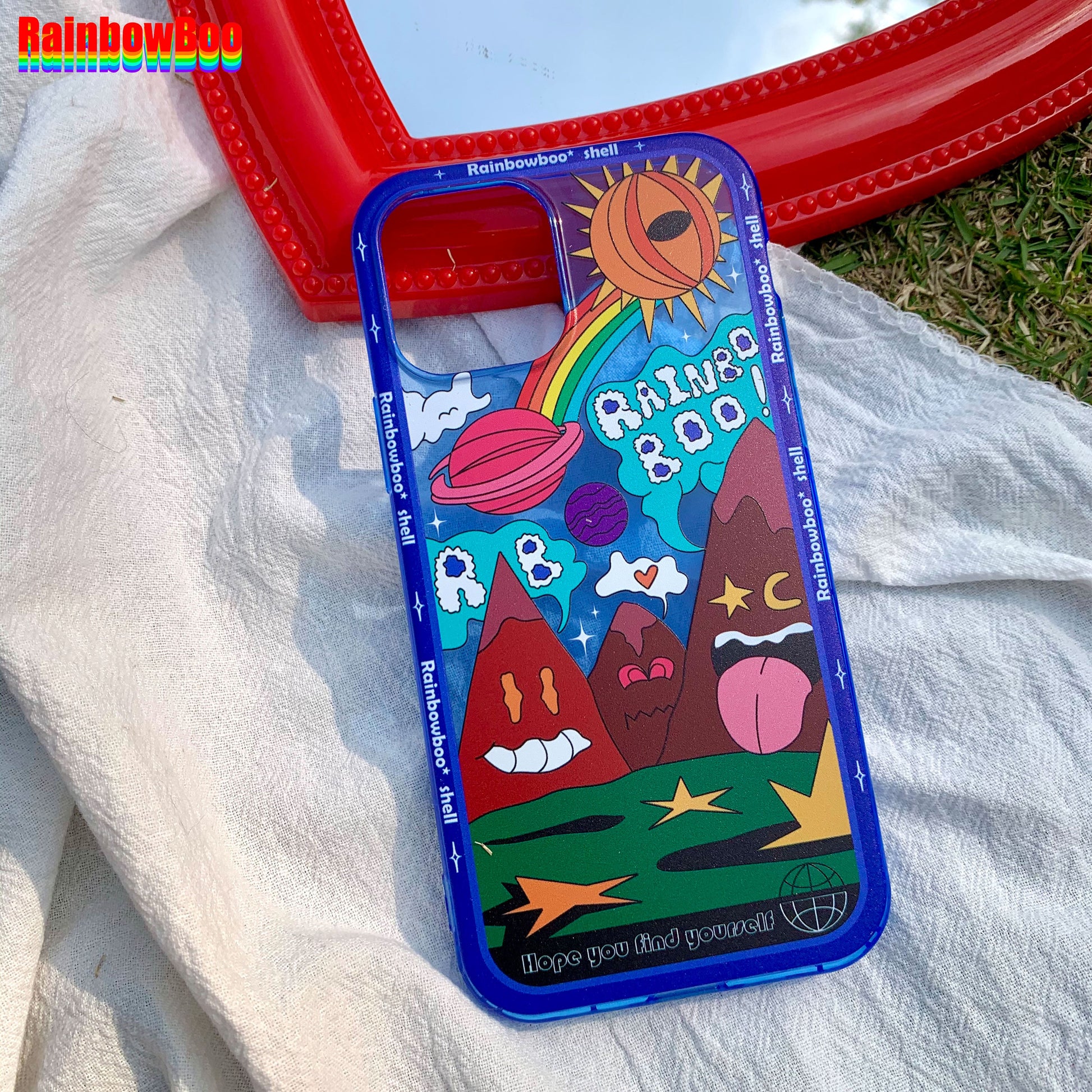Unique Monster Couple Case-blue